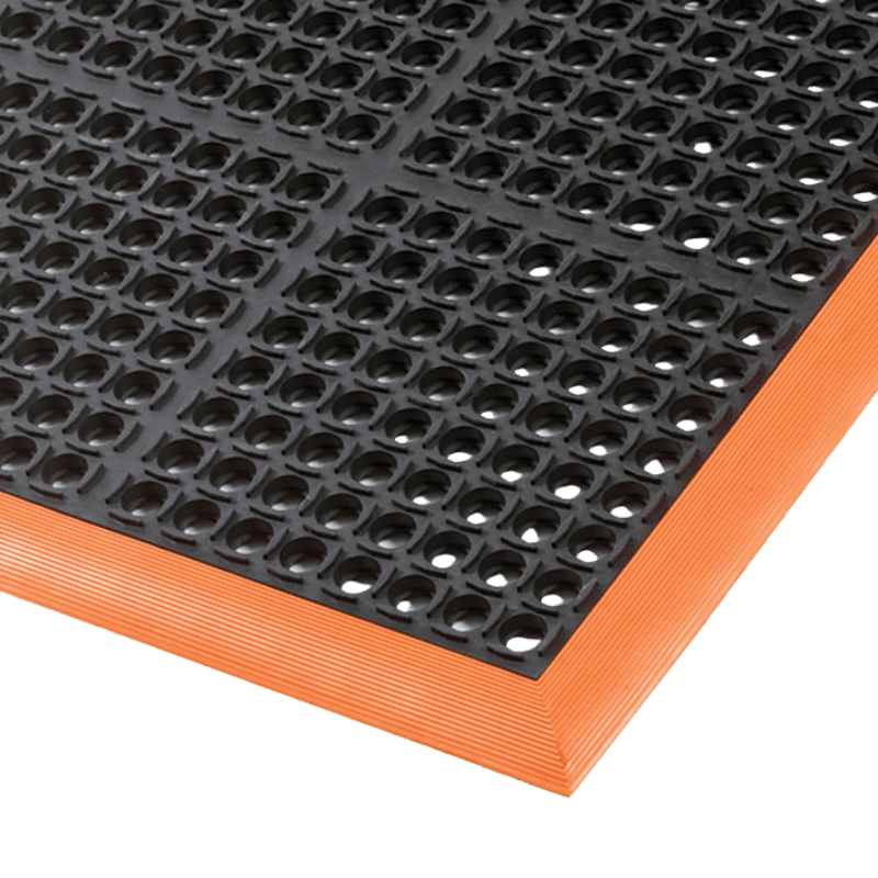 Industrial Wet Area Floor Mat - Heavy Duty Anti-fatigue Anti-slip Mat - Closeup